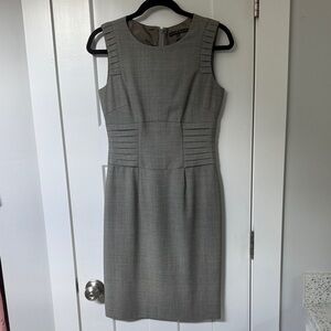 ANTONIO MELANI Gray Textured Midi Dress